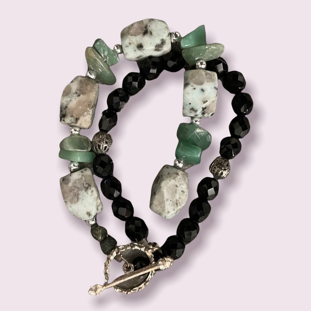 Jade &Onyx Bracelet